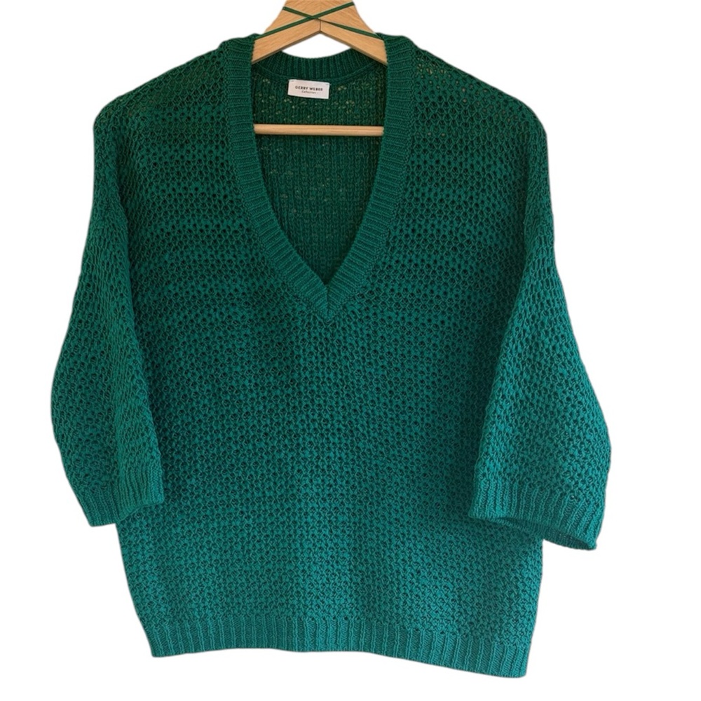 Gerry‎ Weber Green V-Neck Sweater